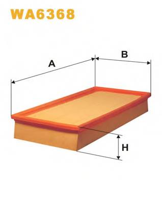 WIX FILTERS WA6368 Воздушный фильтр