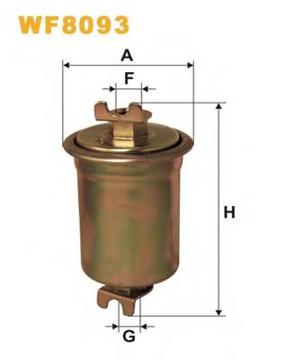 WIX FILTERS WF8093 Топливный фильтр