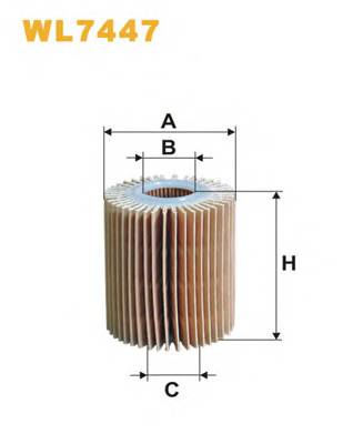 WIX FILTERS WL7447 Масляный фильтр