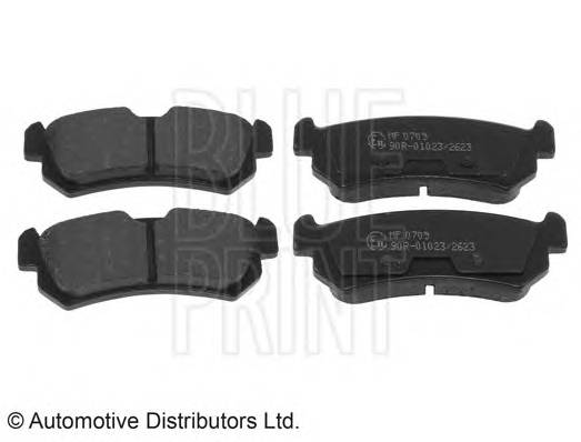 BLUE PRINT ADG04280 Комплект тормозных колодок,