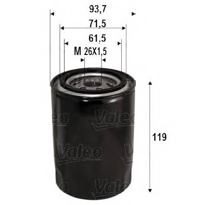 VALEO 586090 Масляний фільтр