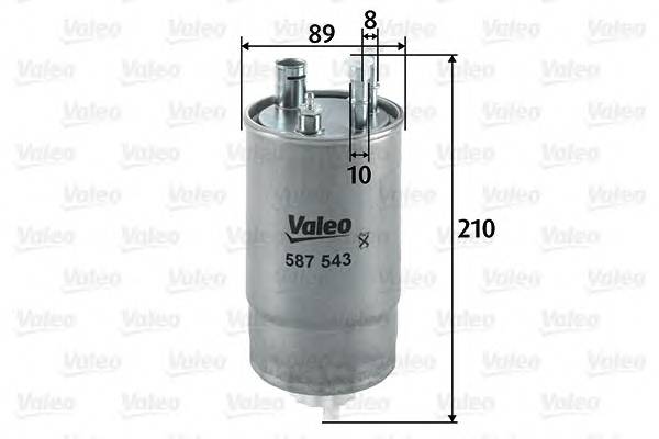 VALEO 587543 Топливный фильтр