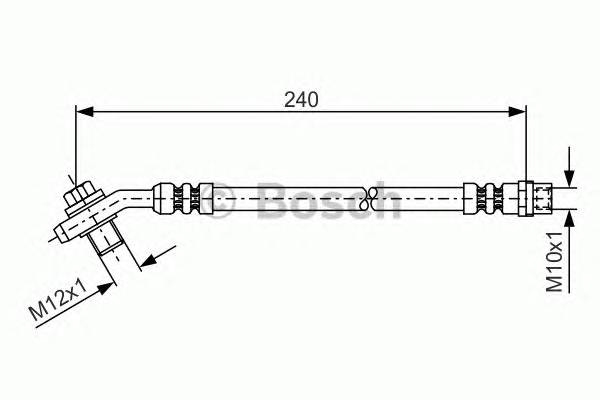 BOSCH 1 987 476 332 Тормозной шланг