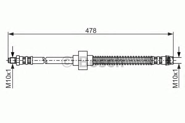 BOSCH 1 987 476 868 Тормозной шланг