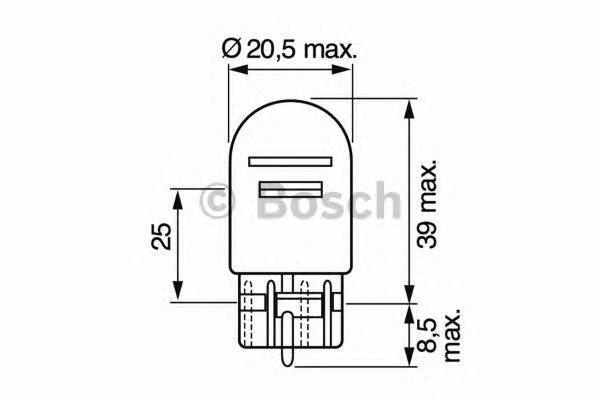 BOSCH 1 987 302 252 Лампа розжарювання, ліхтар