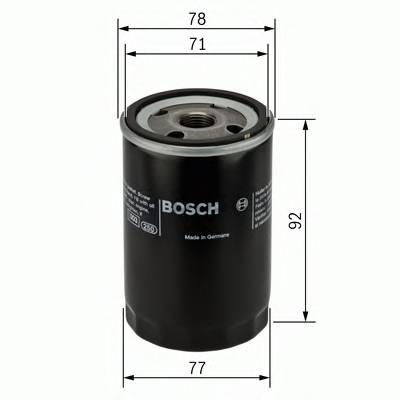 BOSCH F 026 407 017 Масляний фільтр