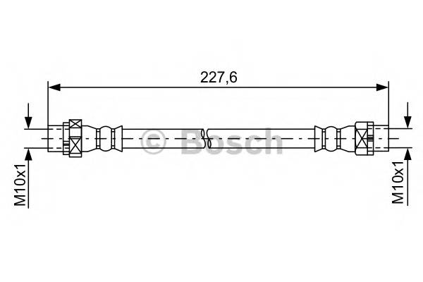 BOSCH 1 987 481 582 Тормозной шланг