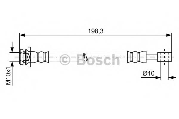 BOSCH 1 987 481 630 Тормозной шланг