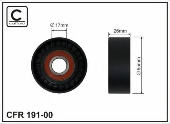 CAFFARO 191-00 Ролик