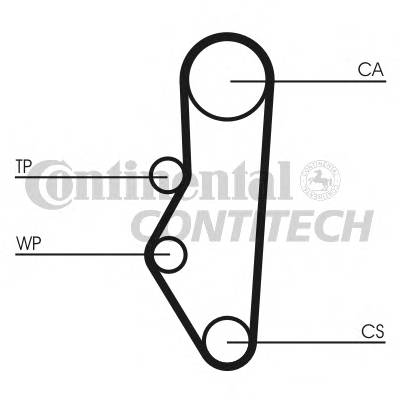 CONTITECH CT525K1 Комплект ременя ГРМ