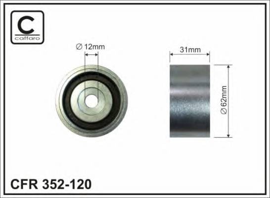 CAFFARO 352120 ROLKA NAPINACZA