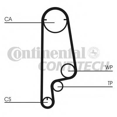 CONTITECH CT546 Ремень ГРМ