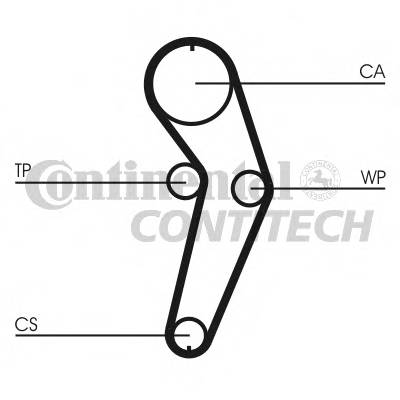 CONTITECH CT988K2 Комплект ременя ГРМ