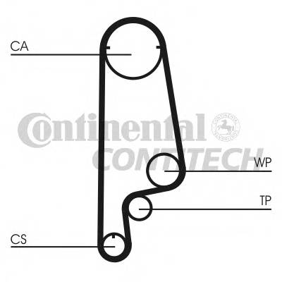 CONTITECH CT1070 Ремень ГРМ