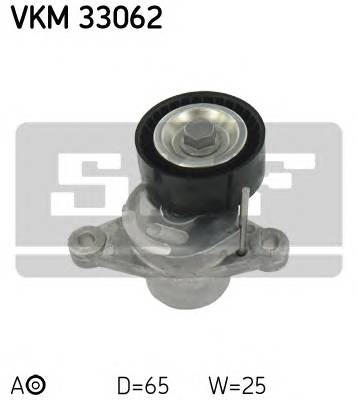 SKF VKM 33062 Натяжний ролик, полікліновий