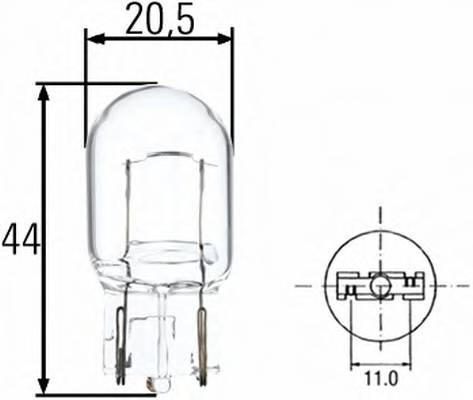 HELLA 8GA 008 892-002 Лампа накаливания, фонарь