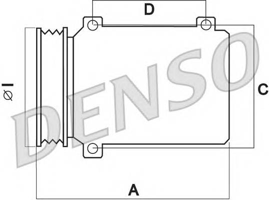 DENSO DCP21014 Компрессор, кондиционер