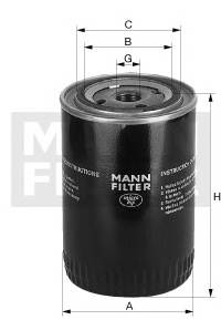 MANN-FILTER W 1130 Масляный фильтр