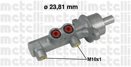 METELLI 05-0539 Главный тормозной цилиндр