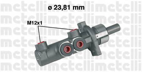 METELLI 05-0280 Главный тормозной цилиндр