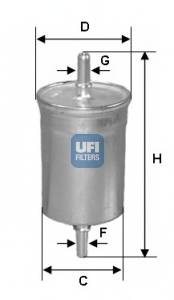 UFI 31.747.00 Паливний фільтр