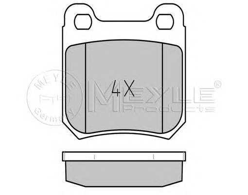 MEYLE 025 210 5115 Комплект тормозных колодок,