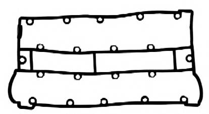 ELWIS ROYAL 1542620 Прокладка, крышка головки