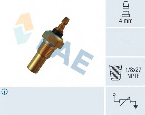 FAE 32350 Датчик, температура охлаждающей