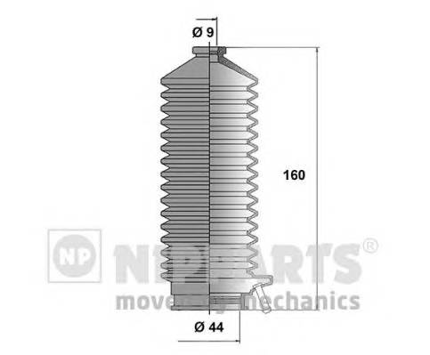 NIPPARTS J2842007 Комплект пылника, рулевое