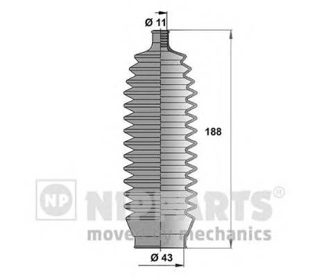 NIPPARTS J2847010 Комплект пильника, рульове