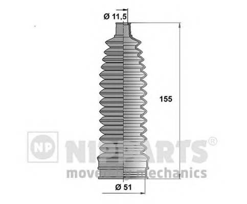 NIPPARTS N2841035 Пильник рульового механізму