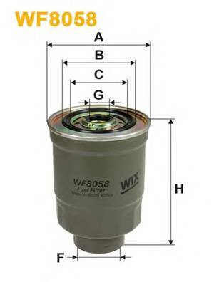 WIX FILTERS WF8058 Топливный фильтр