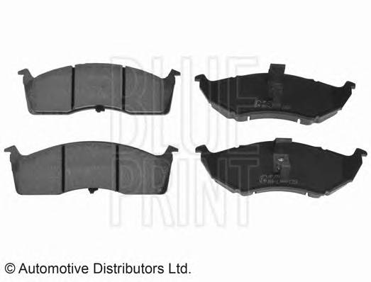 BLUE PRINT ADA104202 Комплект гальмівних колодок,