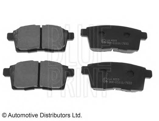 BLUE PRINT ADM54298 Комплект гальмівних колодок,