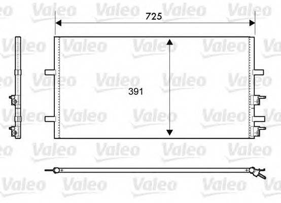 VALEO 814087 Конденсатор, кондиционер