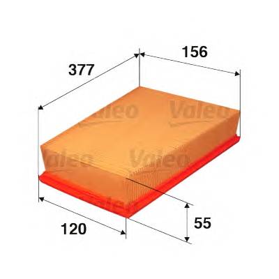 VALEO 585066 Повітряний фільтр