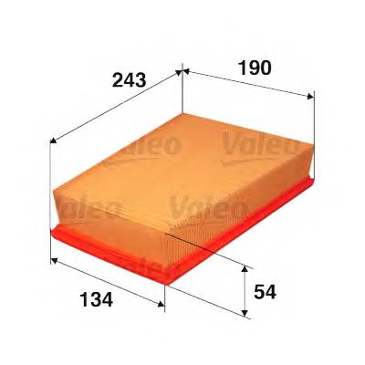 VALEO 585156 Повітряний фільтр