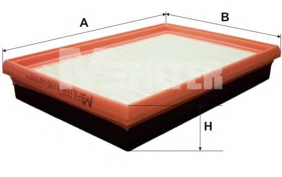 MFILTER K195 Фильтр воздушный c