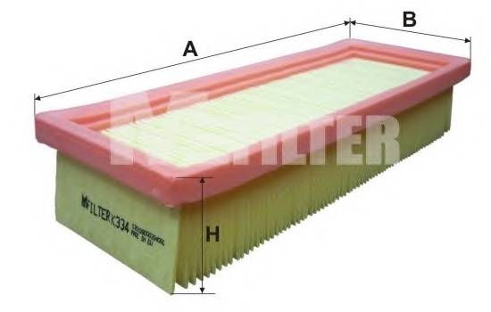 MFILTER K334 Фільтр салону