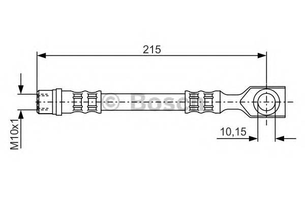 BOSCH 1 987 476 201 Тормозной шланг