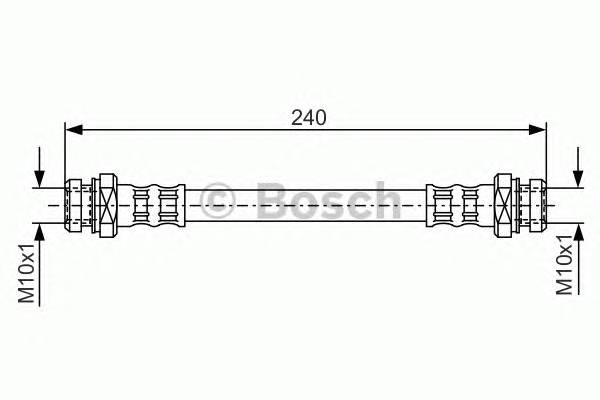 BOSCH 1 987 476 395 Тормозной шланг