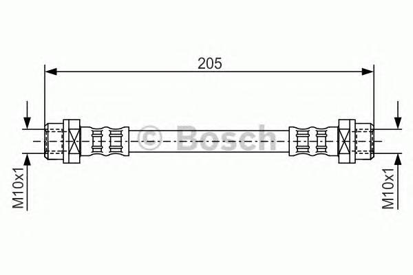 BOSCH 1 987 476 477 Тормозной шланг