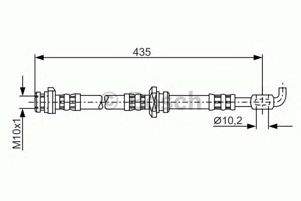 BOSCH 1 987 476 911 Тормозной шланг