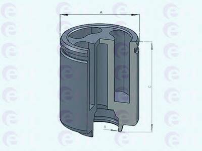 ERT 150808-C Поршень, корпус скоби