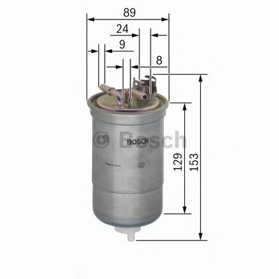 BOSCH 0 450 906 334 Топливный фильтр