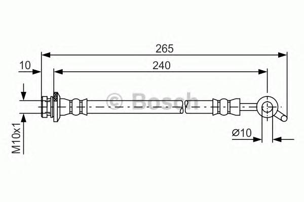 BOSCH 1 987 481 571 Гальмівний шланг