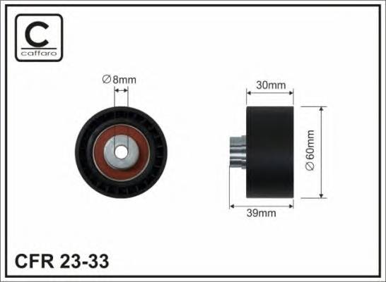 CAFFARO 2333 ROLKA PROWADZACA CITROEN