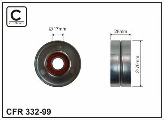 CAFFARO 33299 ROLKA NAPINACZA