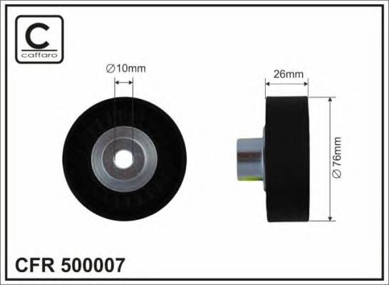 CAFFARO 500007 ROLKA PROWADZACA