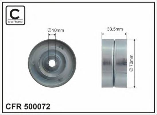 CAFFARO 500072 ROLKA NAPINACZA